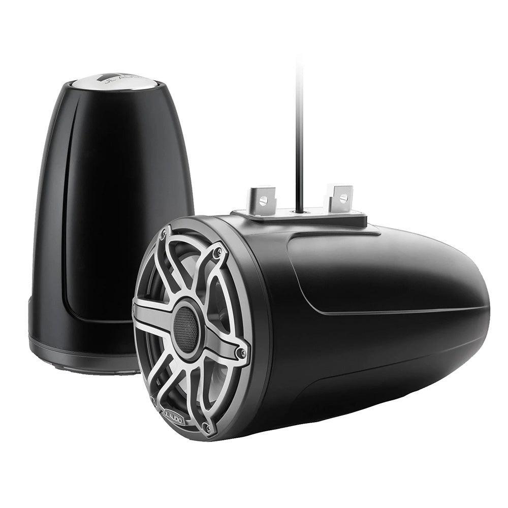 JL Audio M6 Series 7.7" Enclosed Tower Coaxial System w/Titanium Sport Grille - M6-770ETXv3-Sb-S-GmTi [010-03279-00]