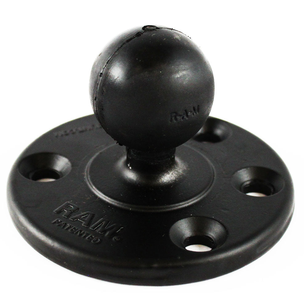 RAM Mount 3.68" Round Base w/1.5 Ball [RAM-240U]